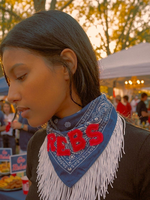 [AI-GEN] OOAK 'Rebs' Fringe Scarf