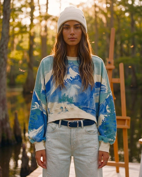 [AI-GEN] Free People Gaia Sweatshirt