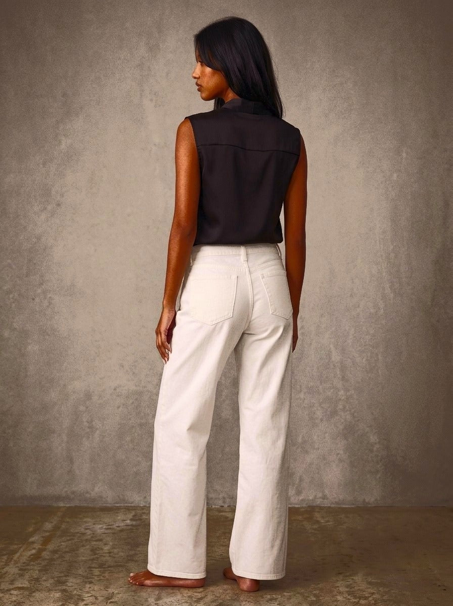[AI-GEN] Down the Line Stud Jeans