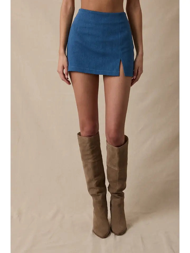 Plot Twist Mini Skirt