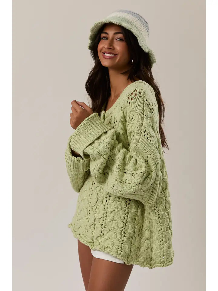 Take Me There Henley Sweater