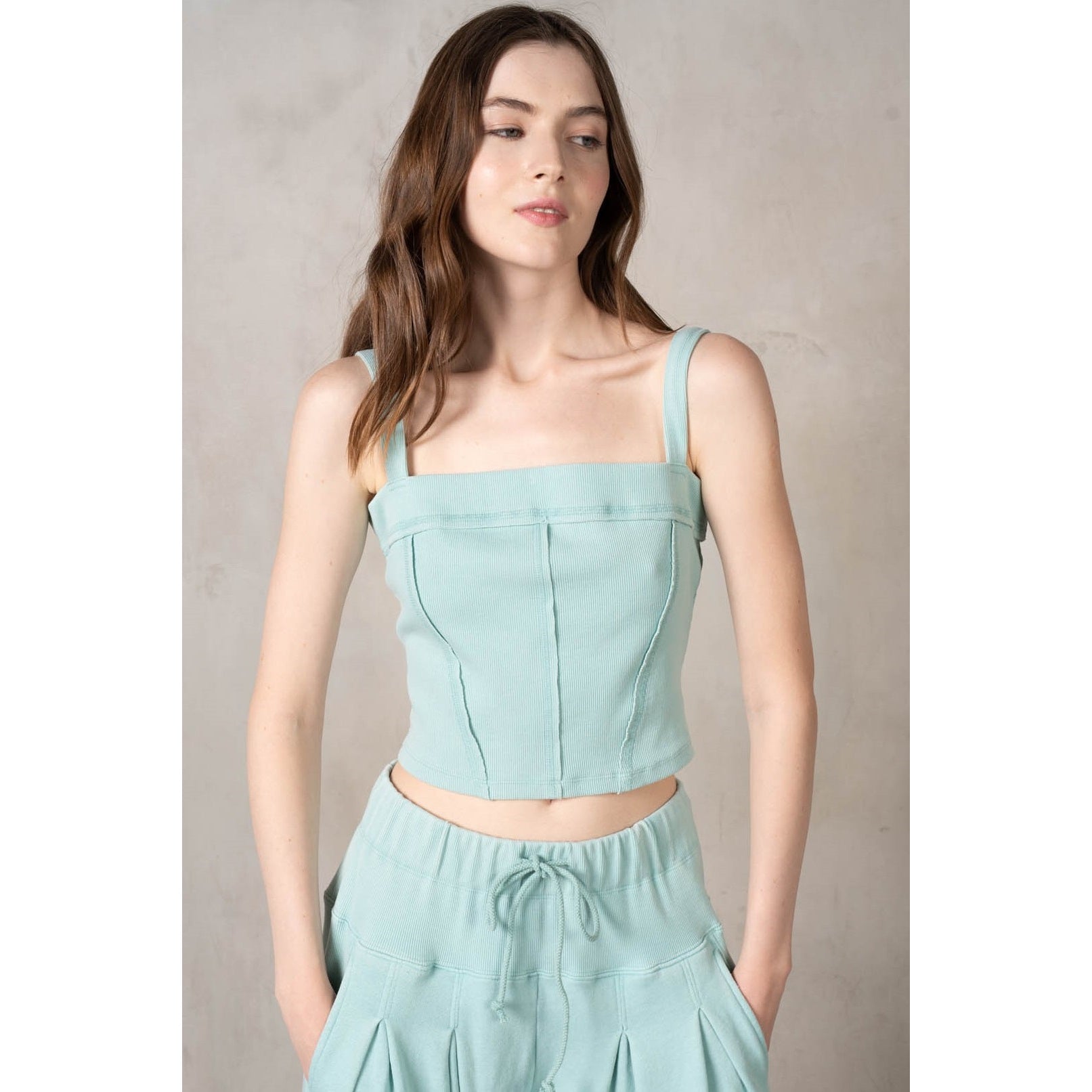 Cp Rib Corset Cami