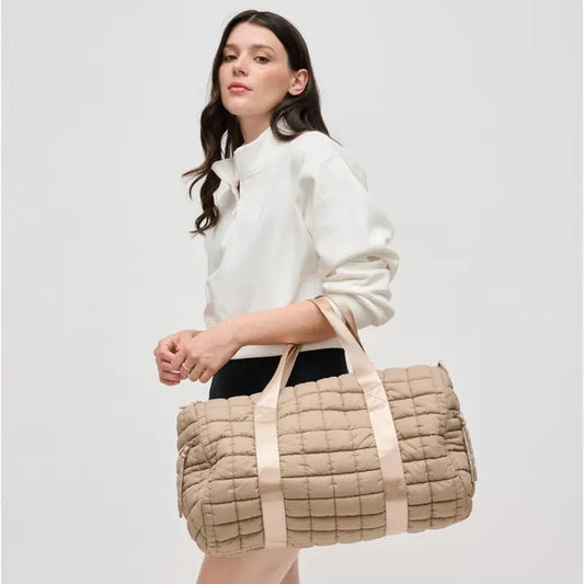 Ty Quilted Puffer Nylon Duffel