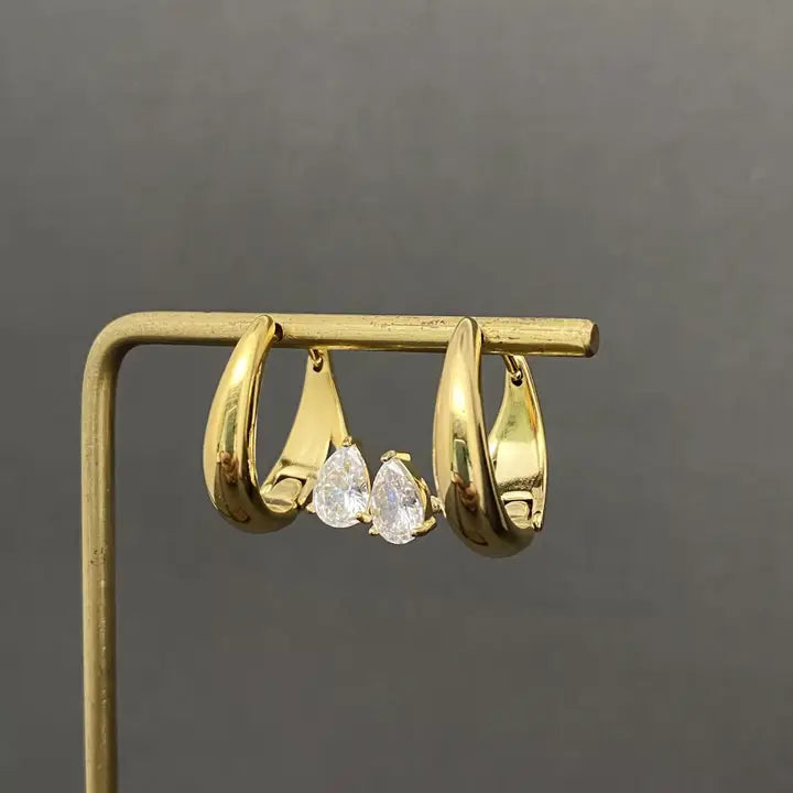 Plot Twist Hoop Earrings