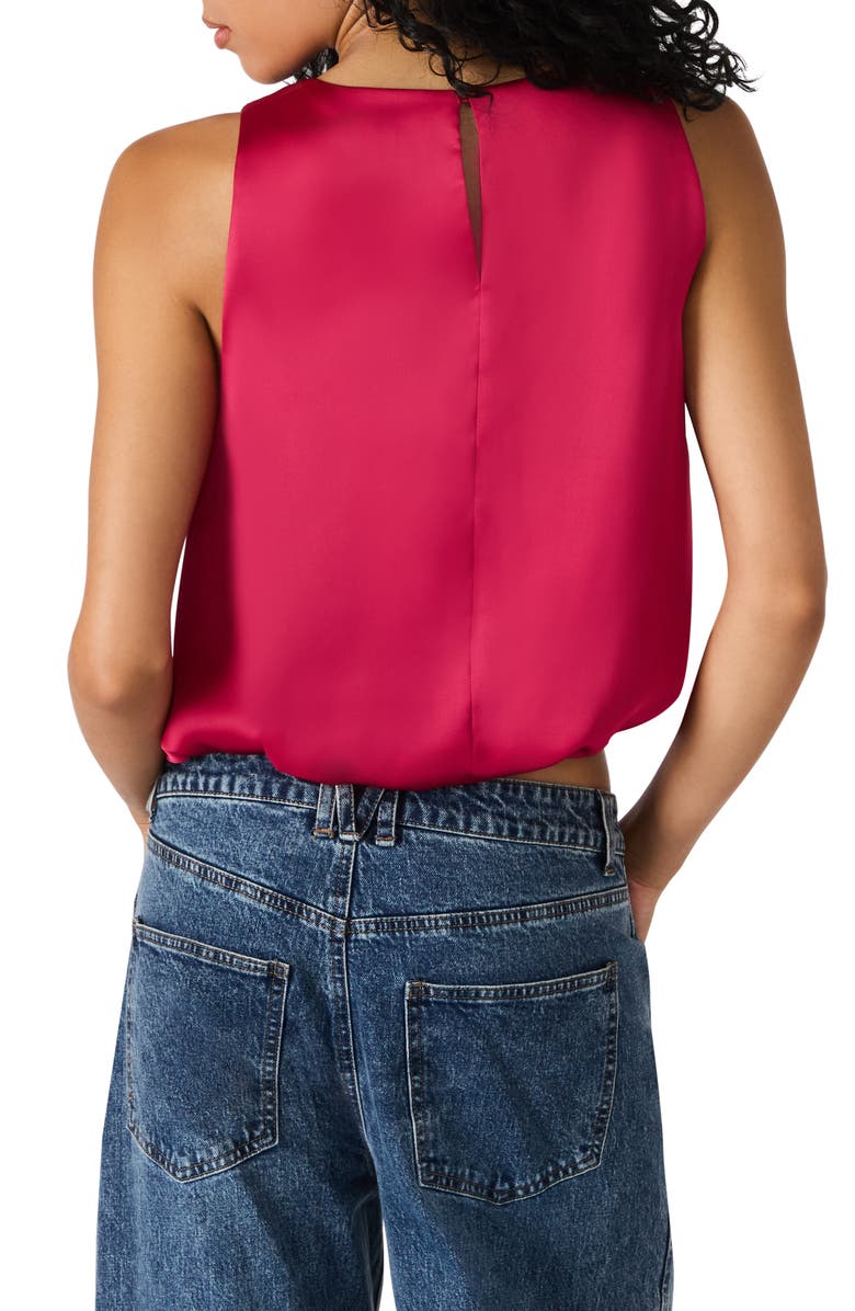 Steve Madden Yazmin Cropped Satin Top