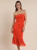 Sage the Label Sunkissed Nose Tube Midi Dress