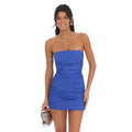 Lucy In the Sky Strapless Ruched Bodycon Dress