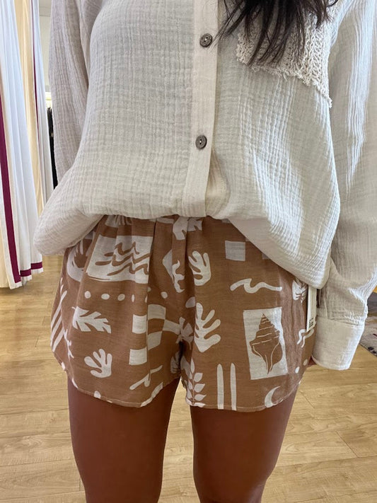 Ocean Paradise Printed Shorts
