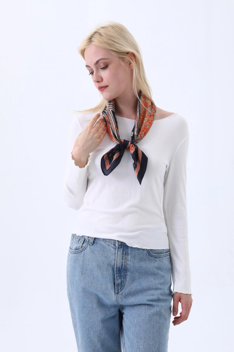 Color Story Silk Scarf