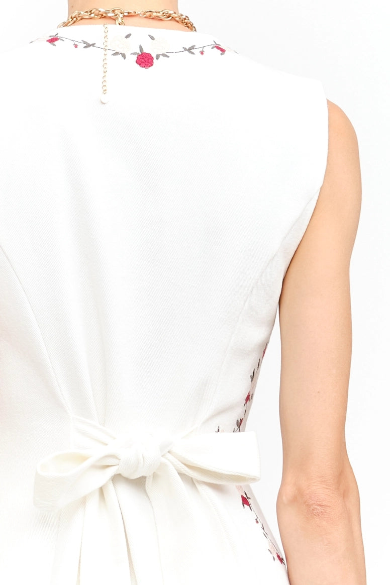 Brisbane Embroidered Trim Dress