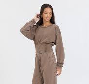 Garment Dye French Terry Corset Crew