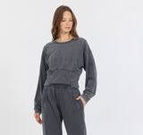 Garment Dye French Terry Corset Crew