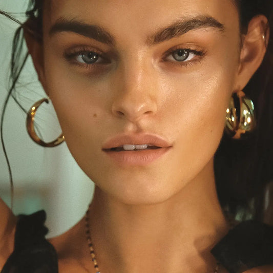 Romée 18K Gold Classic C Hoop Earring