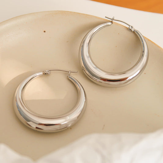 Galene Classic Large Hoop Earring