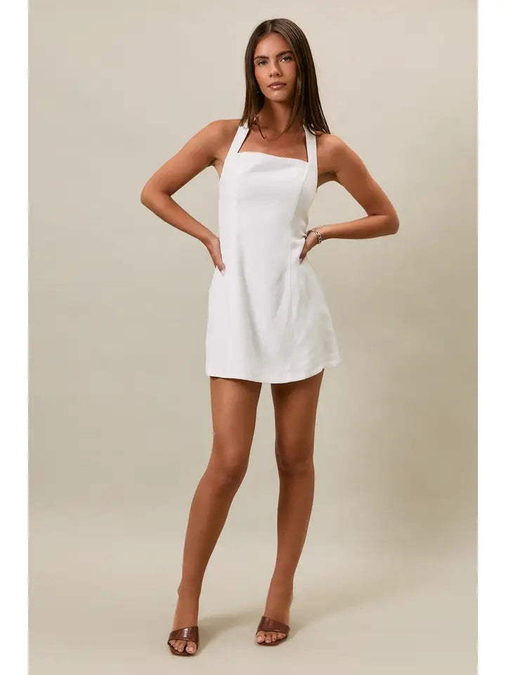 Halter Neck Mini Dress