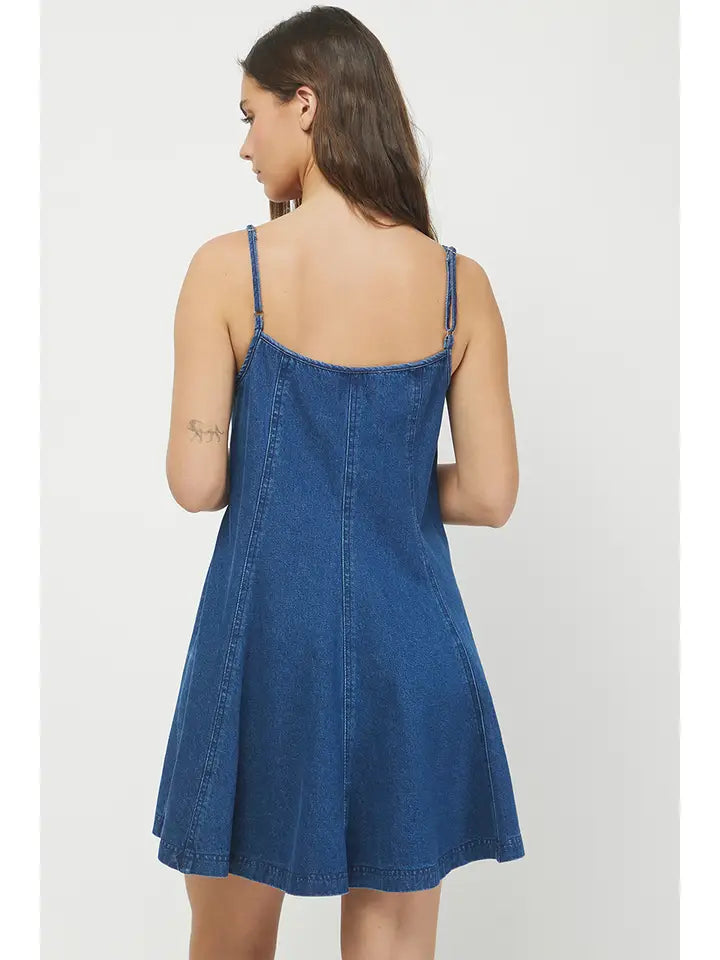 Denim Cami Mini Dress
