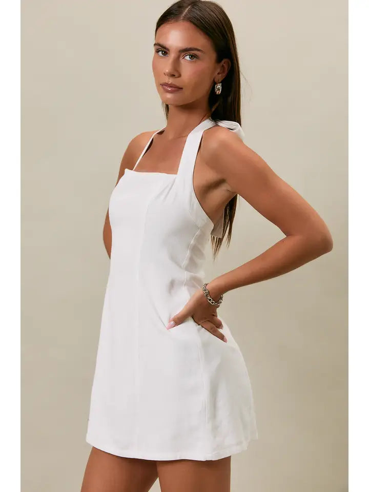 Halter Neck Mini Dress