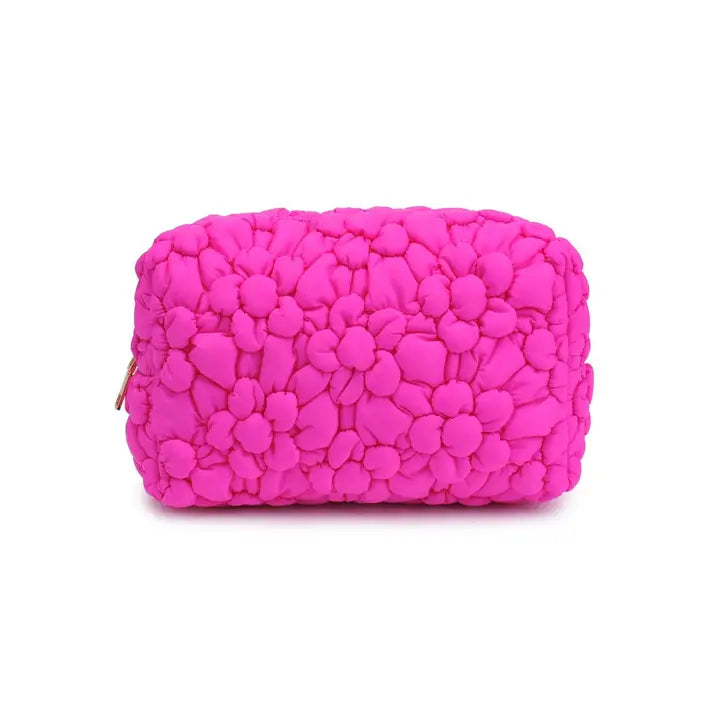 Flora Pop Nylon Cosmetic Pouch