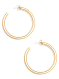 Zenzii Matte Finish Large Hoop Earring