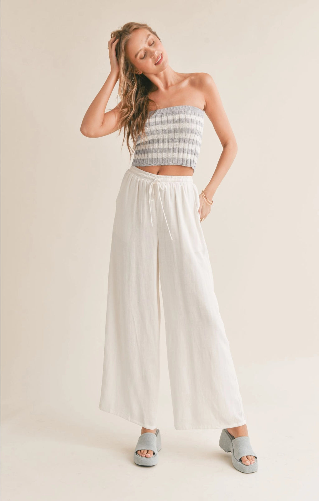 Sadie & Sage Sugarloaf Elastic Waist Pant