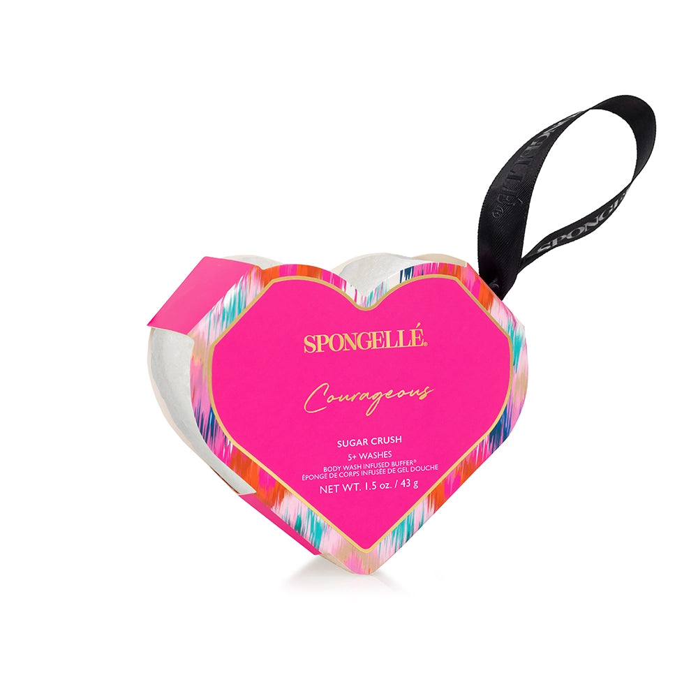 Spongellé Sugar Crush Courageous Heart Buffer