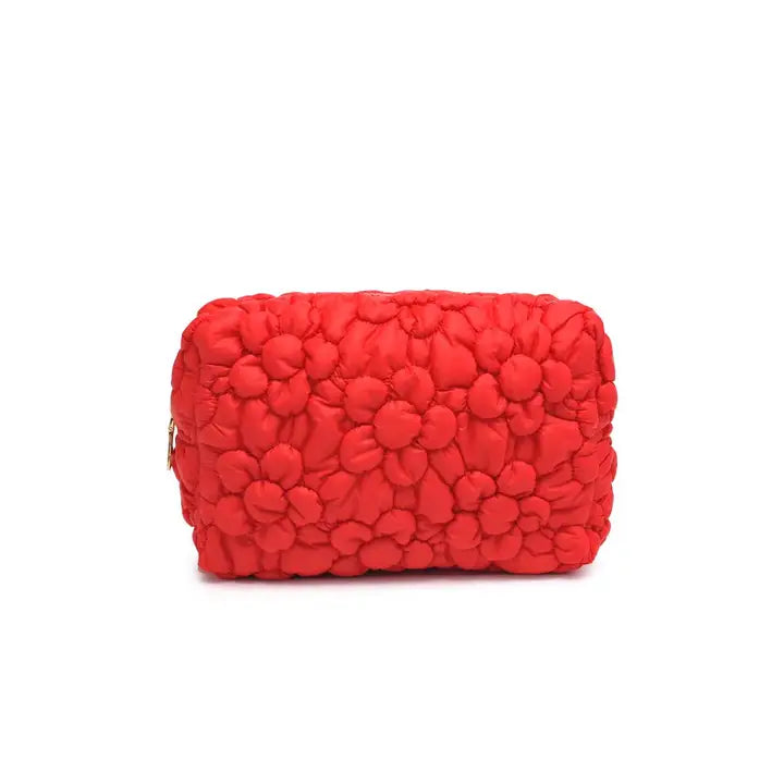 Flora Pop Nylon Cosmetic Pouch