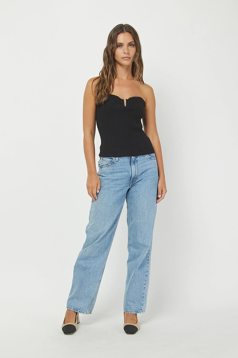 Sweater Tube Top