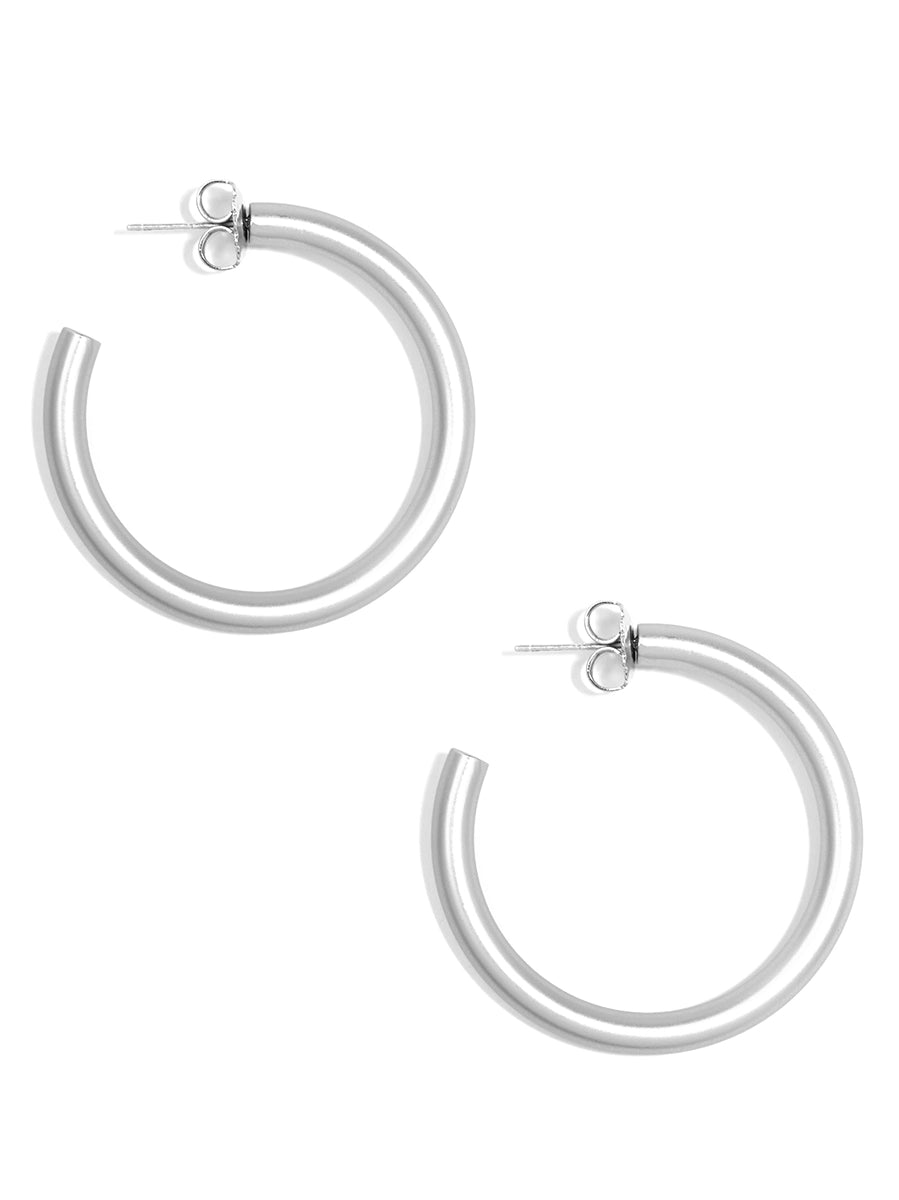 Zenzii Matte Finish Small Hoop Earring