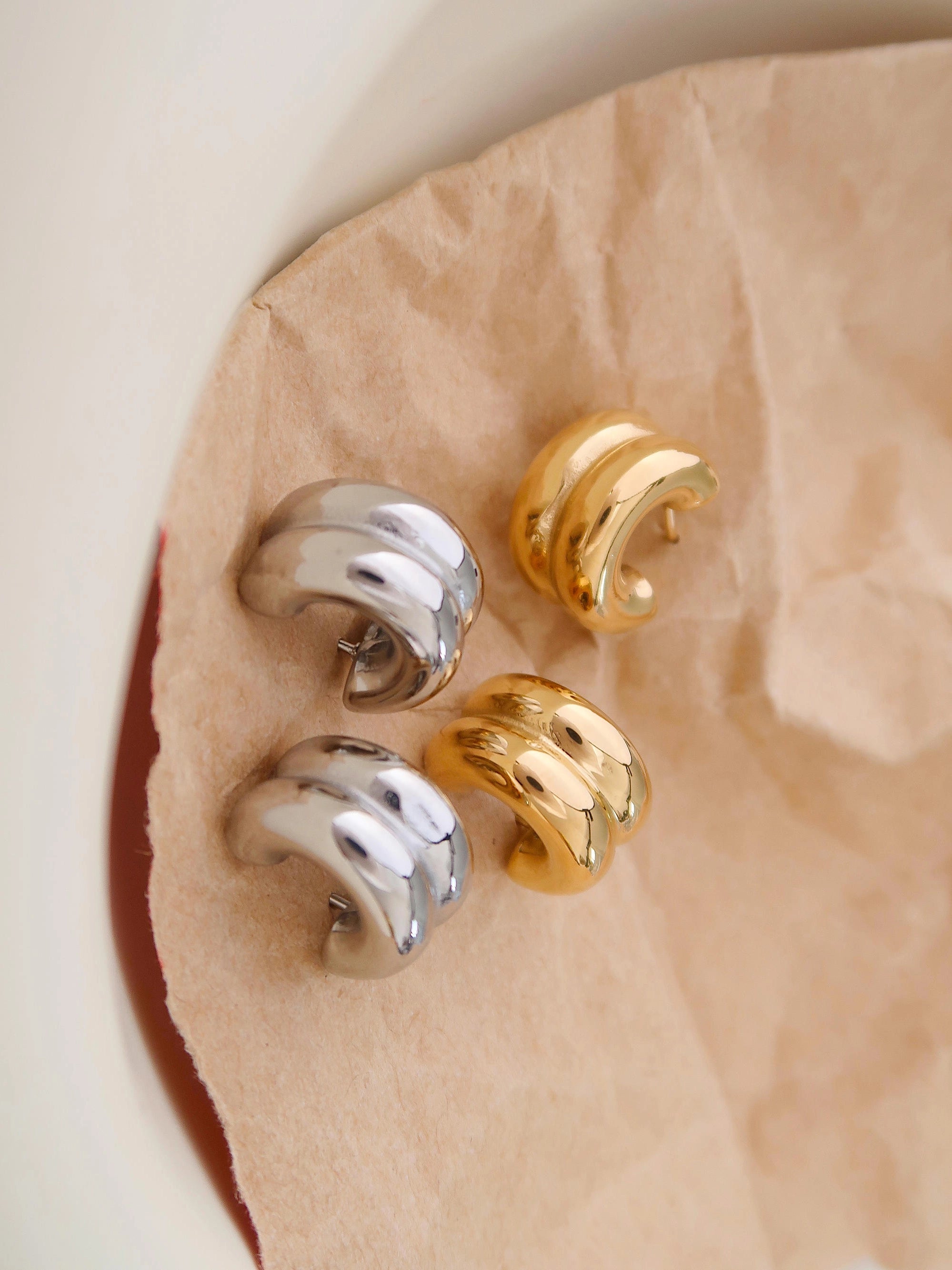 Emma Double C-Hoop Earring