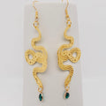 Star Moon Snake Earring