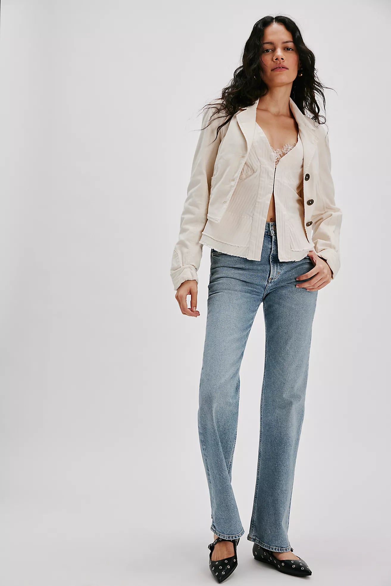 Free People Orly Cord Heritage Jacket