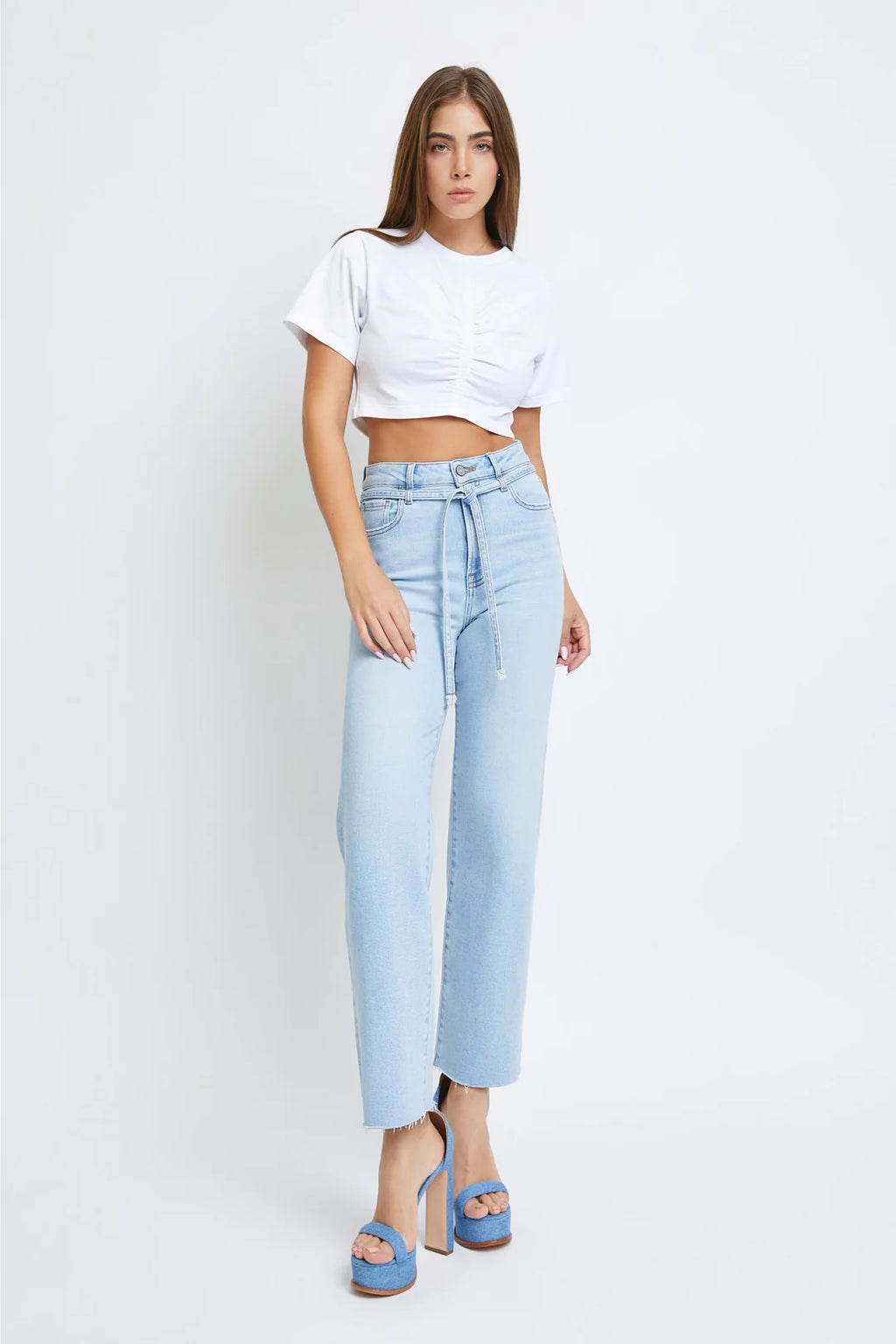 Hidden Tracey High Rise Wide Straight Jean