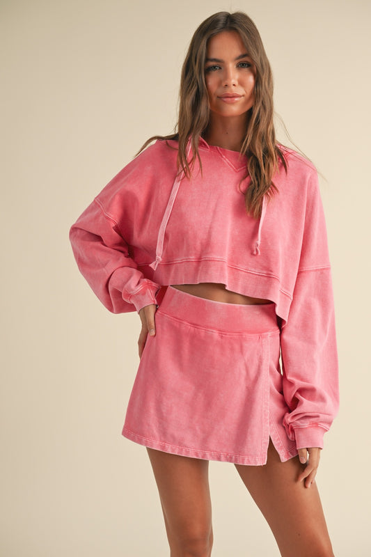 Mineral Wash Pullover Hoodie