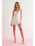Kinsley Lace Corset Mini Sleeveless Dress