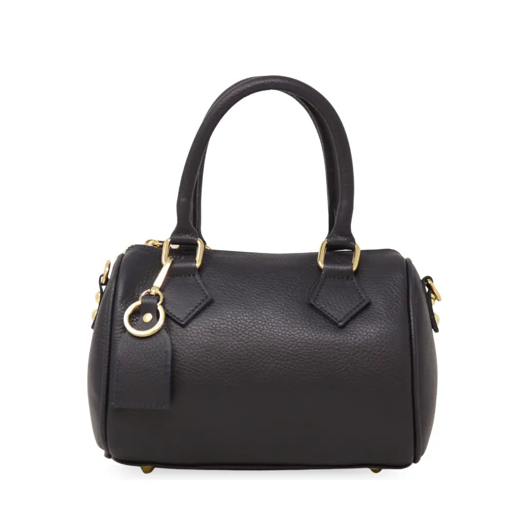 Genuine Italian Leather Small Tote Crossbody Bag