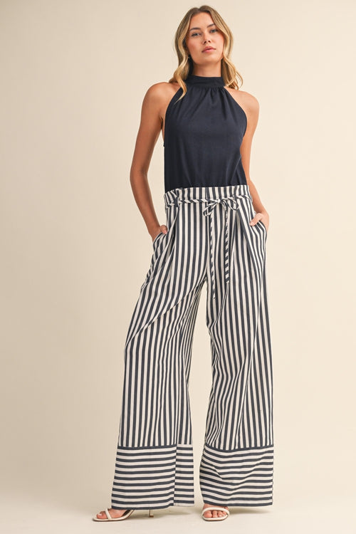 Striped Pant Jumpsuit