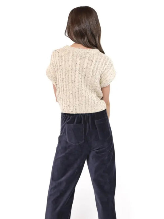 Sadie and Sage Effortless Cable Knit Sweater Tank