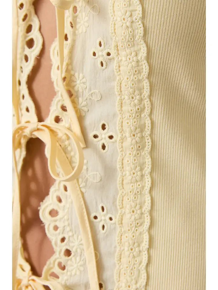Tie Front Vest