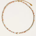 Swank Boho Beaded Pearl Necklace