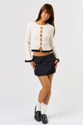 Long Sleeve Button-Down Cardigan