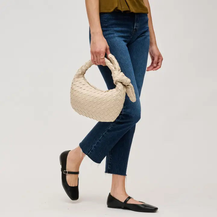 Lizbeth Woven Knot Clutch