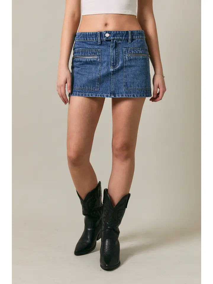 Low Waist Micro Skirt