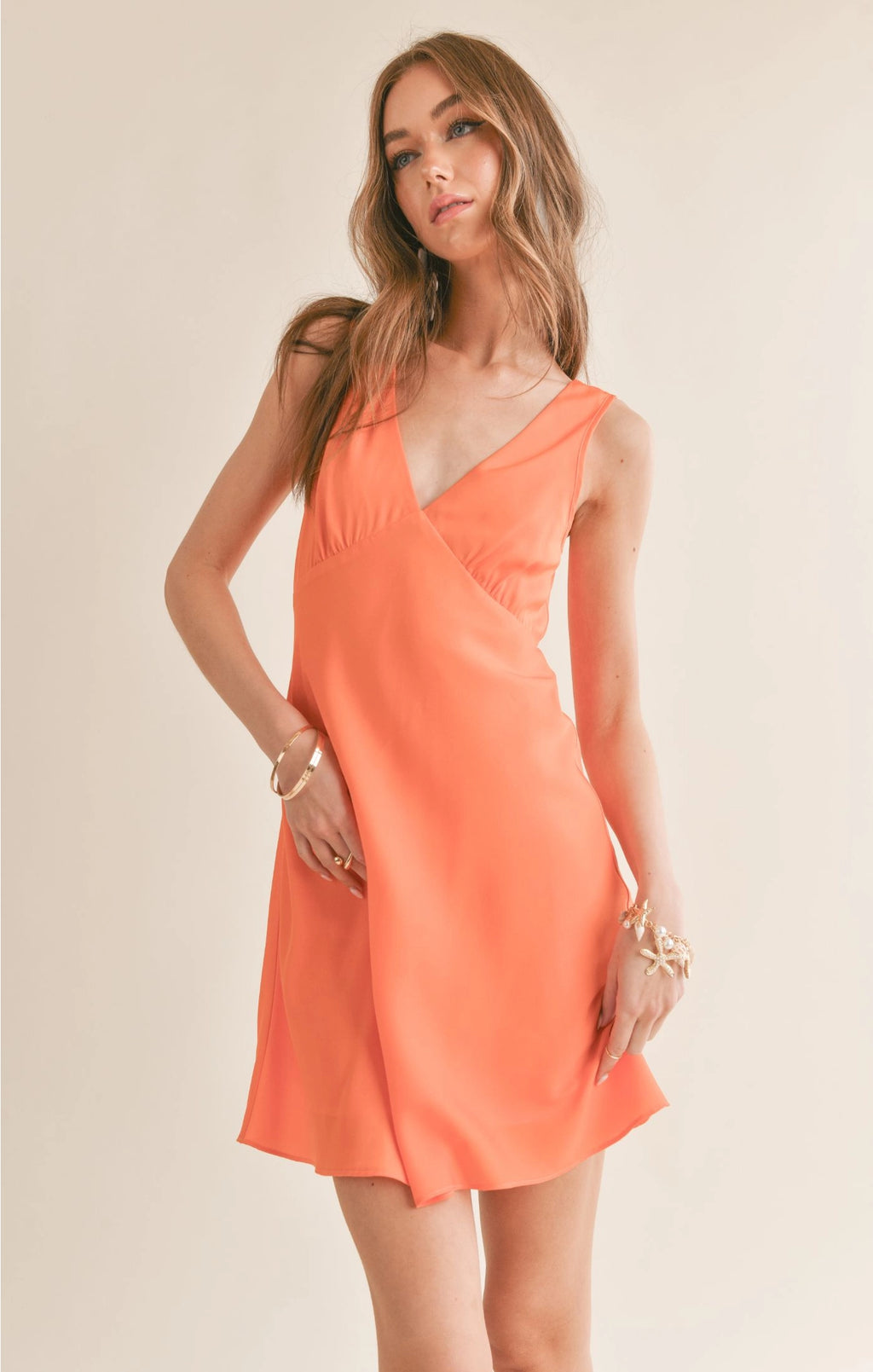 Sage the Label Show Off Bias Satin Mini Dress