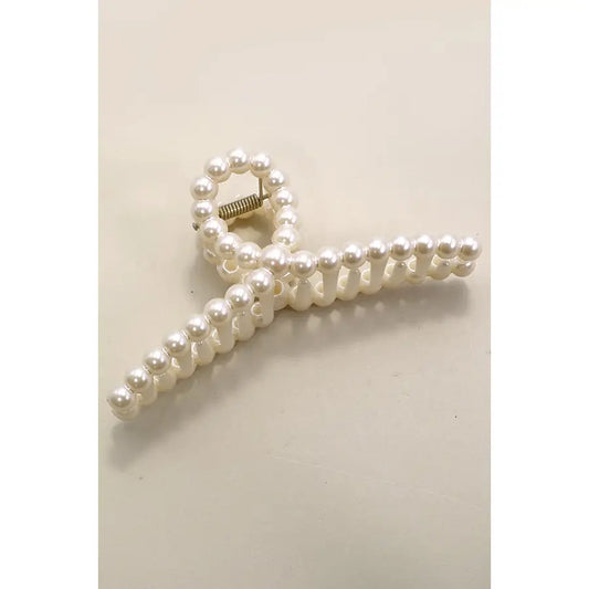 Pearl Hair Claw Clips