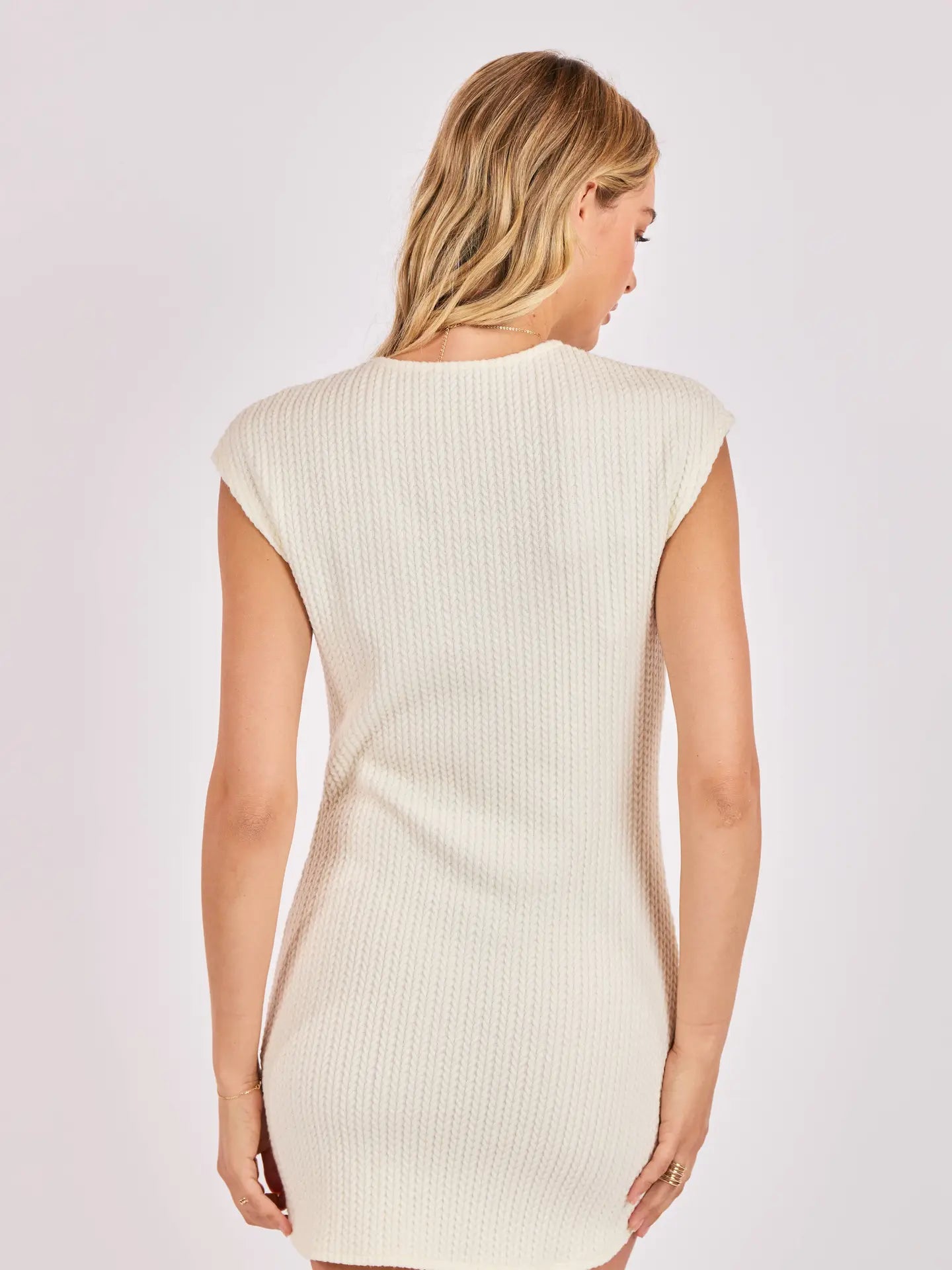 Sadie & Sage Maris Raised Knit Mini Dress