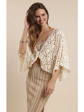 Sage the Label Pebble Path Twist Front Knit Top