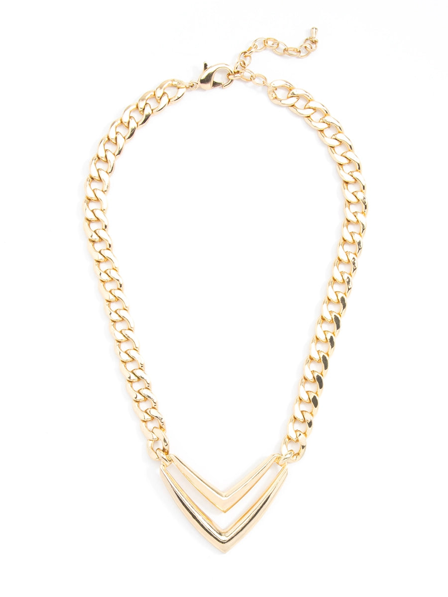 Zenzii Double Arrow Necklace