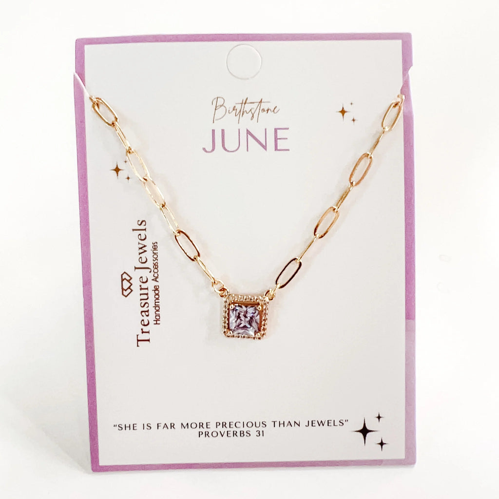 Birthstone Necklace