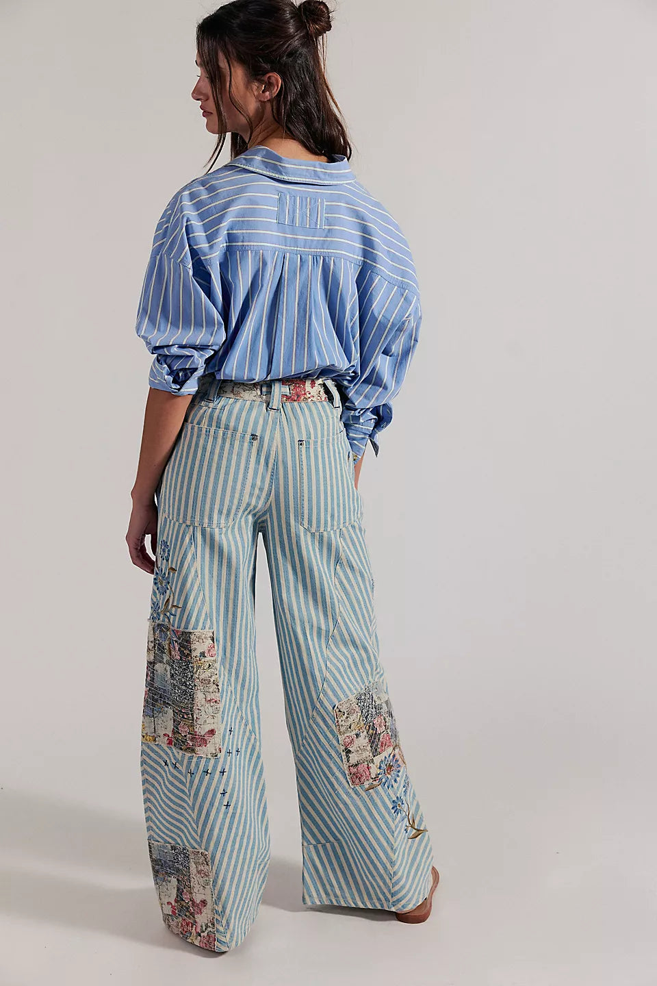 Free People Runyon Patched Pants