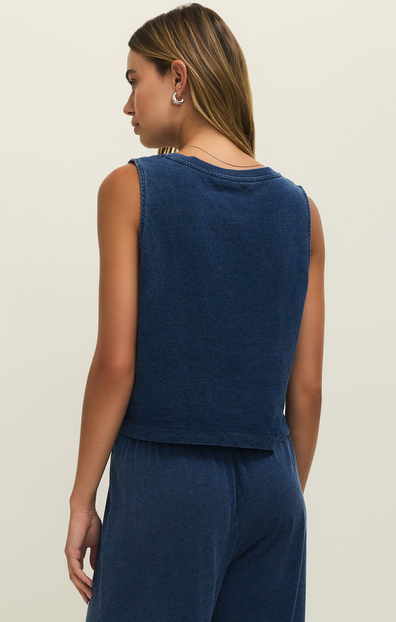 Z Supply Sloane V-Neck Denim Tank